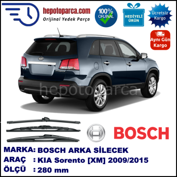 KIA Sorento [XM] 280 mm 09.2009-... BOSCH Arka Silecek