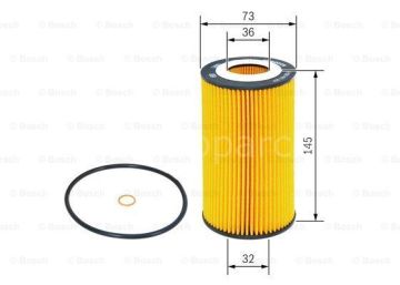 AUDI A8 4.2 FSI quattro (06.2006 - 07.2010) BOSCH Filtre Seti filitre