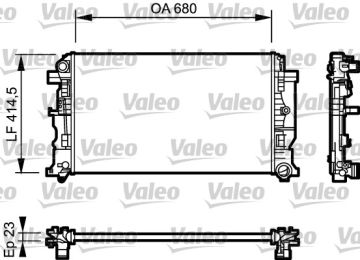 734926 RADYATÖR MERCEDES SPRINTER 46525741