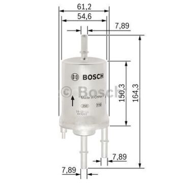 SEAT Ibiza 1.4 (04.2010 - 05.2015) BOSCH Filtre Seti filitre