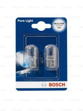 Ampul - Pure Light - 12 V - W21/5W - 21/5 W - W3x1 W3x16q Seffaf Tekli Paket