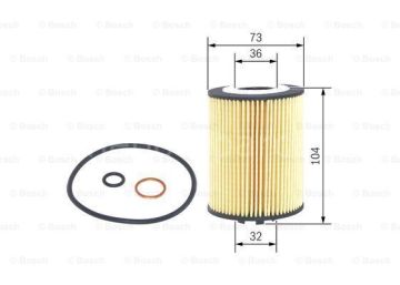 BMW 645 Ci (01.2004 - 09.2005) BOSCH Filtre Seti filitre