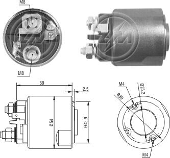 ZM 2491  MARŞ OTOMATİĞİ 12V CLİO 1998 HYUNDAI STAREX RENAULT 594407-