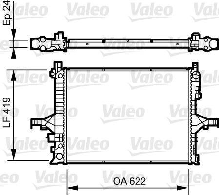 735237 RADYATÖR VOLVO S60(01-04>) 8602753