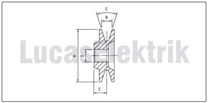 UZT149  KASNAK 24V CHRYSLER DODGE 619 200 20