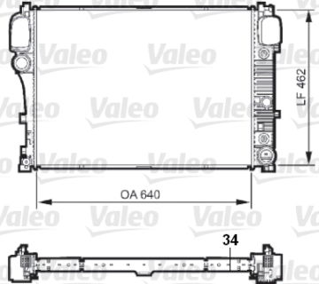 735298 RADYATÖR MERCEDES S CLASS 2215003103
