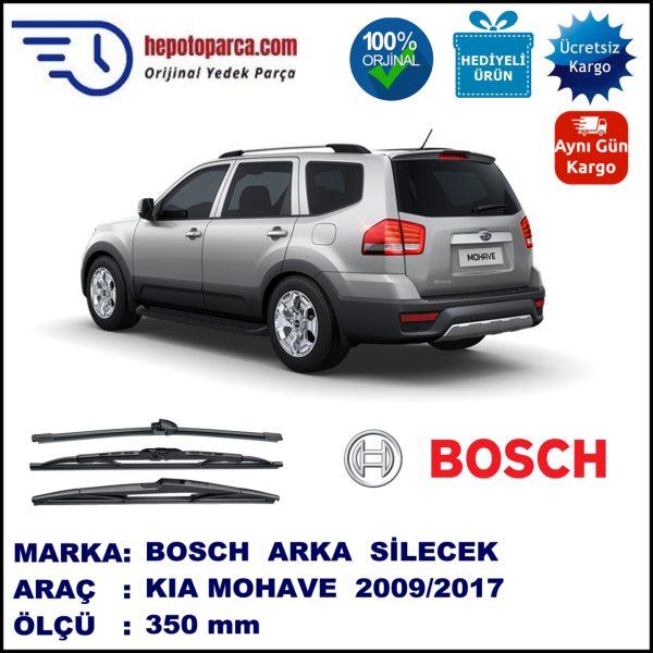 KIA Mohave  350 mm 01.2009-.. BOSCH Arka Silecek