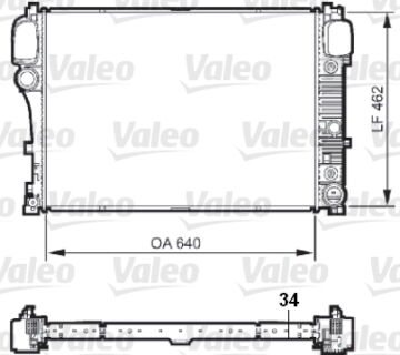 735299 RADYATÖR MERCEDES S CLASS 2215003203
