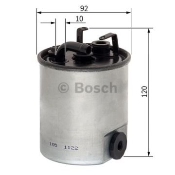 Dizel FiltreMERCEDES-BENZ Sprinter; Accelo MB A6120920001; MB 61209