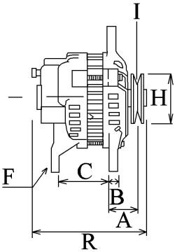 F032113350 Alternatör Chevrolet Rezzo/Tacuma 1.6 A 16DMS 01-03-2005 -,Chevrolet Lanos 1.5  01-11-2005 -,Daewoo Lanos 1.4 A14SMS KLAT 01-05-1997 -,Daewoo Lanos 1.5 A15SMS KLAT 01-05-1997 -,Daewoo Lanos 1.5 A15SMS KLAT 01-05-1997 -  KLAT 01-05-1997 -
