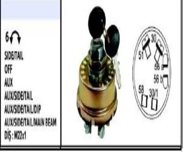 NESAN 11000 FAR KONTAK ANAHTARI FİAT