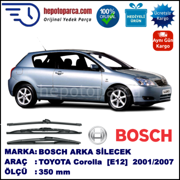 TOYOTA Corolla Hatchback [E12] 350 mm 11.2001-12.2007 BOSCH Arka Silecek