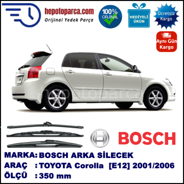 TOYOTA Corolla Hatchback [E12] 350 mm 11.2001-11.2006 BOSCH Arka Silecek