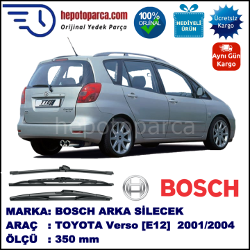 TOYOTA Corolla Verso [E12] 350 mm 09.2001-01.2004 BOSCH Arka Silecek