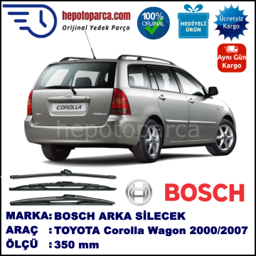 TOYOTA Corolla Wagon [E12] 350 mm 08.2000-12.2007 BOSCH Arka Silecek