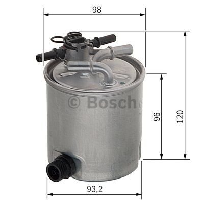 BOSCH_F026402019 Dizel Filtre DACIA RENAULT Logan Logan MCV Sandero Logan Pick-Up 1,5DCI filitre