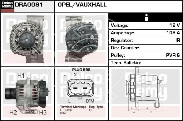 RAA11102 ALTERNATÖR AEK3065 AEK3065