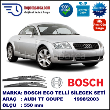AUDI TT Coupé [8N3] 07.98-04.03 550 /  mm. BOSCH ECO Telli Silecek 1 Adet