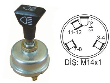 11100 FAR ANAHTARI FORD TRAKTÖR 81818408