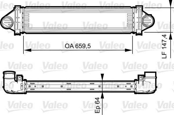 818249 TURBO RADYATÖRÜ LAND ROVER LR000926 LR009802