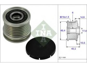 İNA 535000110  KASNAK VW GOLF II-PASSAT