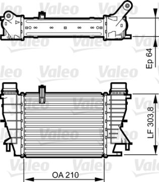 818251 TURBO RADYATÖRÜ RENAULT GRAND MODUS 144618748R