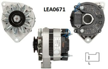 LUCAS LEA 0671  ALTERNATÖR 14V 70A CITROEN EM