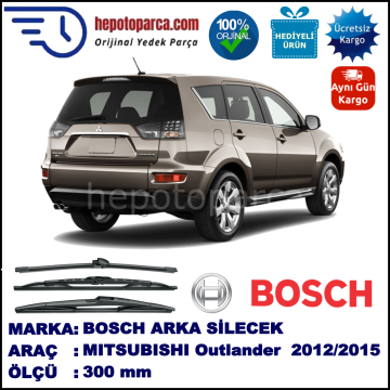 MITSUBISHI Outlander [GF] 300 mm 04.2012-... BOSCH Arka Silecek