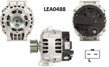 LUCAS LEA 0488 ALTERNATÖR 14V 95 A CLİO RENAULT ORJ  TAKOZ KULAK DACİA VALEO