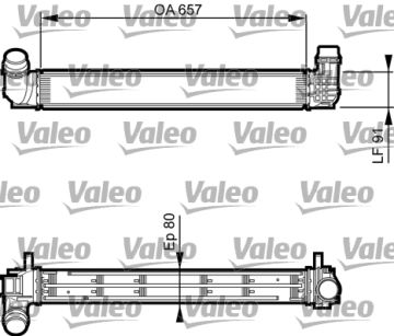 818269 TURBO RADYATÖRÜ RENAULT SCENİC III PHASE 01 01/2012 144960600R