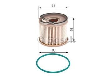 PEUGEOT 307 2.0 HDi 08.2000 - 05.2005 BOSCH MAZOT FİLTRESİ