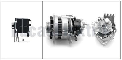 61920070  ALTERNATOR A127/12V/70A OTOSAN MINI BUS  V.P
