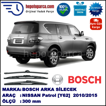 NISSAN Patrol [Y62] 300 mm 03.2010-... BOSCH Arka Silecek