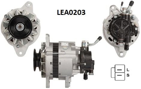 LEA 0203  ALTERNATÖR 65A/VP L 300 EM TEK KASNAK HYUNDAI H100 MITSUBISHI