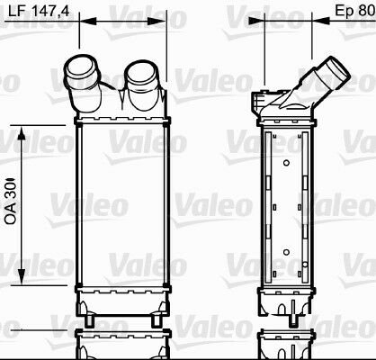 818866 TURBO RADYATÖRÜ PSA BERLINGO PARTNER 1.6 HDI (08>) 0384-L9 384L9
