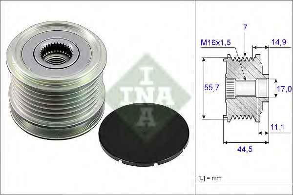 İNA 535004210  KASNAK MERCEDES W 203 C 180 KOMPR.