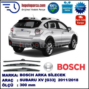 SUBARU XV [G33] 300 mm 09.2011-... BOSCH Arka Silecek
