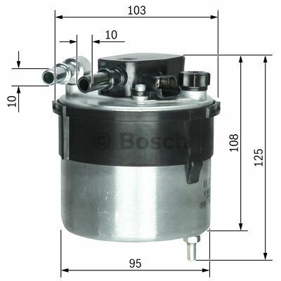 BOSCH_F026402046 Dizel Filtre FORD VOLVO MAZDA filitre