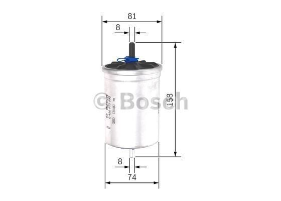 RENAULT 19 1.8i 02.1993 - 12.1995 BOSCH BENZİN FİLTRESİ