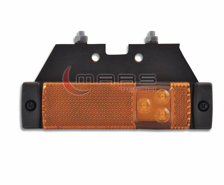 MARS 720306 YAN İŞARET LED 24V SARI BRAKETLİ