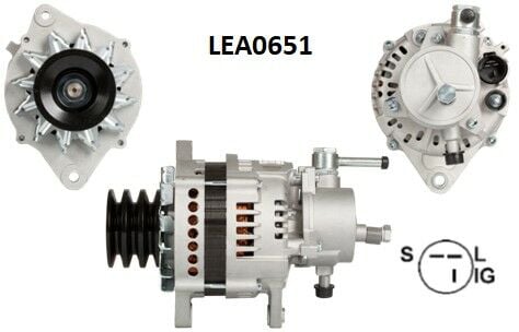 LEA 0651  ALTERNATÖR 24V 50A CHAMPİON ARKADAN YUV