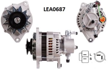 LUCAS LEA 0687  ALTERNATÖR 14V 100A ISUZU/J10  VAKUMLU