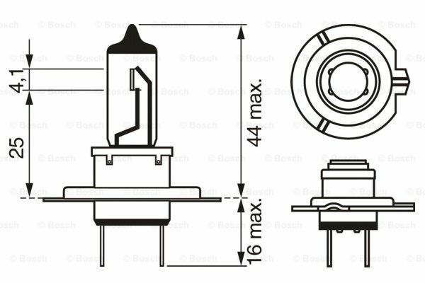 Ampul - Longlife Daytime - 12 V - H7 - 55 W - PX26 PX26d Tekli raf ambalajı
