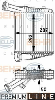 Volkswagen Group - TURBO RADYATÖRÜ AUDI Q7 - PORSCHE CAYENNE - VW TOUAREG  7L6145804  95511064010