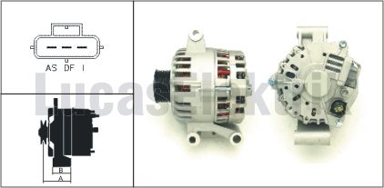 LUCAS LEA 0174  ALTERNATÖR 12V 95A TRANSİT V184 FORD