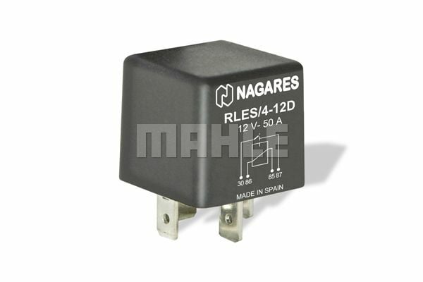 RLES/4-12D NORMALLY OPEN POWER RELAY with no brack PASS. CARS UNIVERSAL