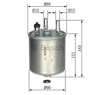 Dizel FiltreRENAULT Kangoo II; Laguna III; Laguna III Grandtour; Twingo II; Laguna III Coupe REN 7701478277 filitre
