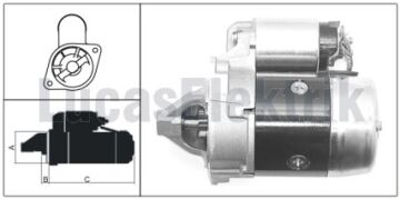 61924102  MARS MOTORU 12V/0,9KW/8DIS HYUNDAI  ACCENT OTOMATIK BINEK