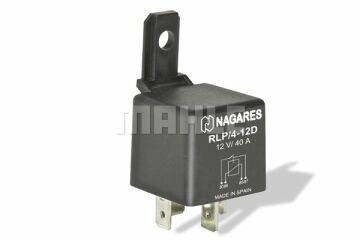 RLP/4-12D NORMALLY OPEN RELAY with bracket -4 term PASS. CARS UNIVERSAL
