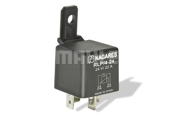 RLP/4-24 NORMALLY OPEN RELAY with bracket -4 termi HEAVY DUTY UNIVERSAL